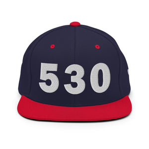 530 Area Code Snapback Hat