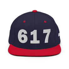 Load image into Gallery viewer, 617 Area Code Snapback Hat