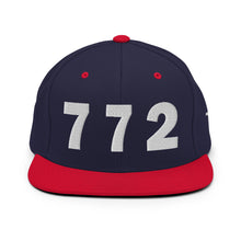 Load image into Gallery viewer, 772 Area Code Snapback Hat