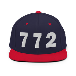 772 Area Code Snapback Hat