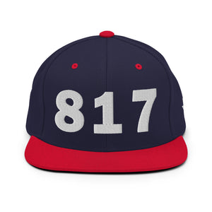 817 Area Code Snapback Hat