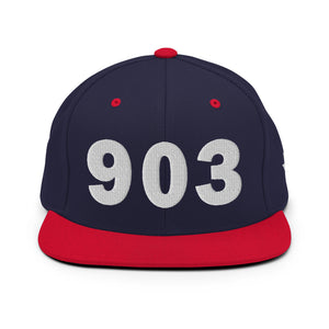 903 Area Code Snapback Hat