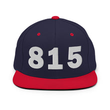 Load image into Gallery viewer, 815 Area Code Snapback Hat