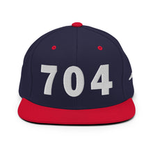 Load image into Gallery viewer, 704 Area Code Snapback Hat