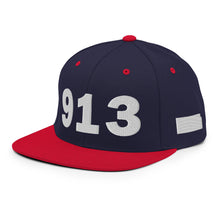 Load image into Gallery viewer, 913 Area Code Snapback Hat