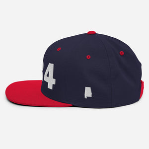 334 Area Code Snapback Hat