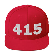 Load image into Gallery viewer, 415 Area Code Snapback Hat