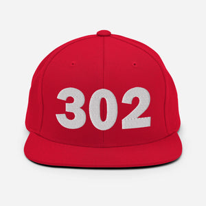 302 Area Code Snapback Hat