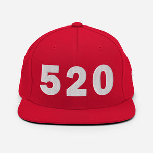 520 Area Code Snapback Hat