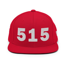 Load image into Gallery viewer, 515 Area Code Snapback Hat