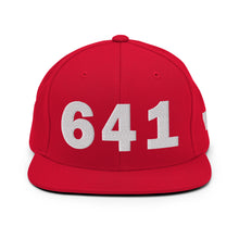 Load image into Gallery viewer, 641 Area Code Snapback Hat