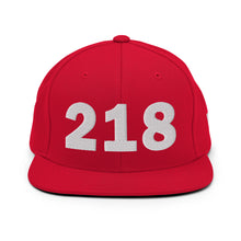 Load image into Gallery viewer, 218 Area Code Snapback Hat