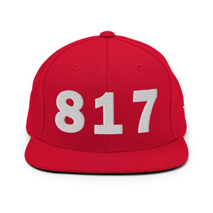 817 Area Code Snapback Hat