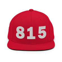 Load image into Gallery viewer, 815 Area Code Snapback Hat