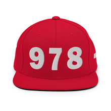 Load image into Gallery viewer, 978 Area Code Snapback Hat