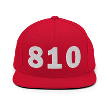 Load image into Gallery viewer, 810 Area Code Snapback Hat