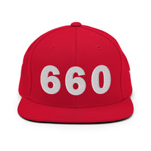 Load image into Gallery viewer, 660 Area Code Snapback Hat