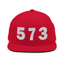 Load image into Gallery viewer, 573 Area Code Snapback Hat