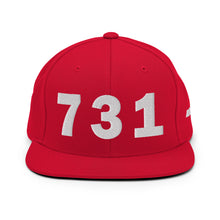 Load image into Gallery viewer, 731 Area Code Snapback Hat