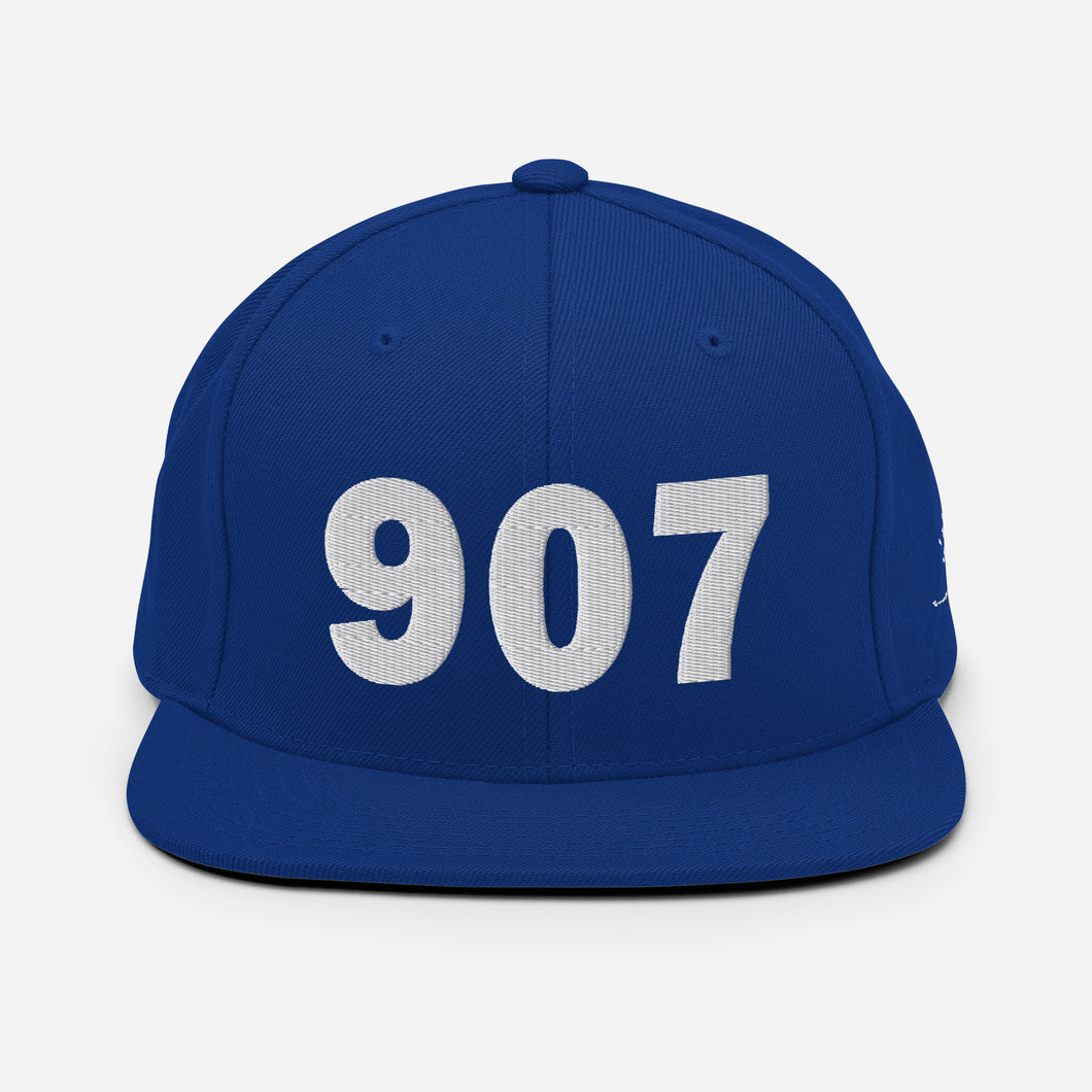 907 Area Code Snapback Hat