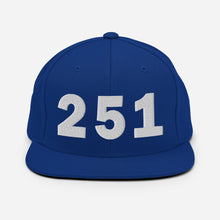 Load image into Gallery viewer, 251 Area Code Snapback Hat