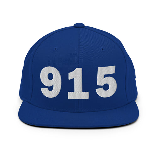 915 Area Code Snapback Hat