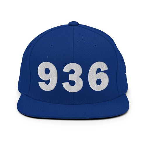 936 Area Code Snapback Hat