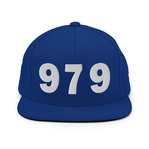 979 Area Code Snapback Hat