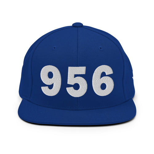 956 Area Code Snapback Hat