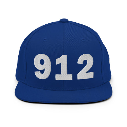 912 Area Code Snapback Hat