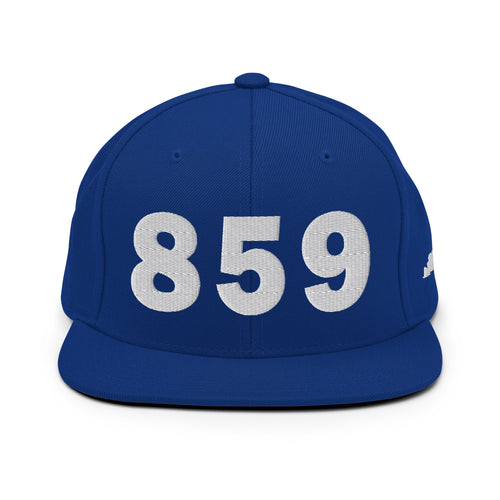 859 Area Code Snapback Hat