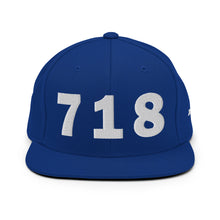 Load image into Gallery viewer, 718 Area Code Snapback Hat