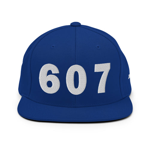 607 Area Code Snapback Hat