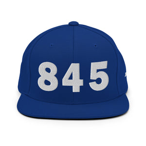 845 Area Code Snapback Hat