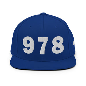 978 Area Code Snapback Hat