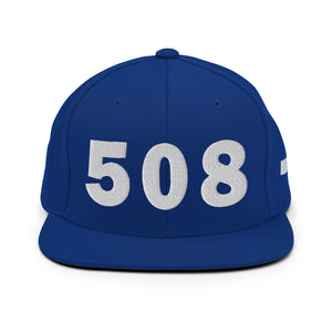 508 Area Code Snapback Hat