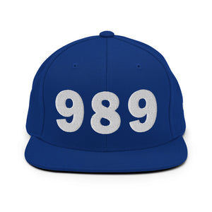 989 Area Code Snapback Hat