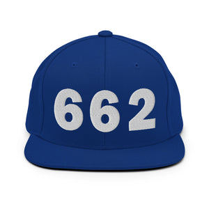 662 Area Code Snapback Hat