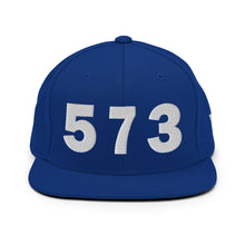 Load image into Gallery viewer, 573 Area Code Snapback Hat