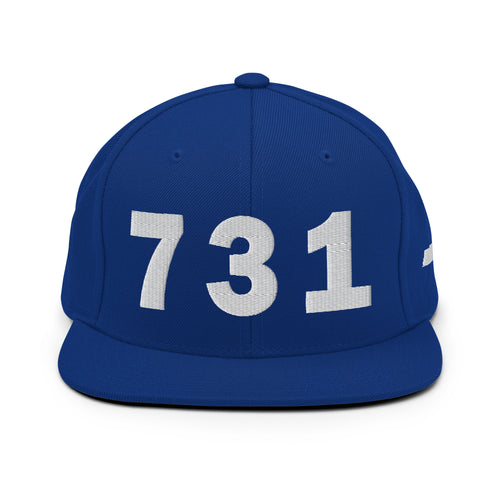 731 Area Code Snapback Hat