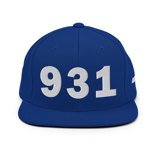 931 Area Code Snapback Hat