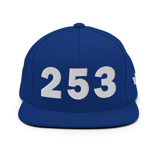 253 Area Code Snapback Hat