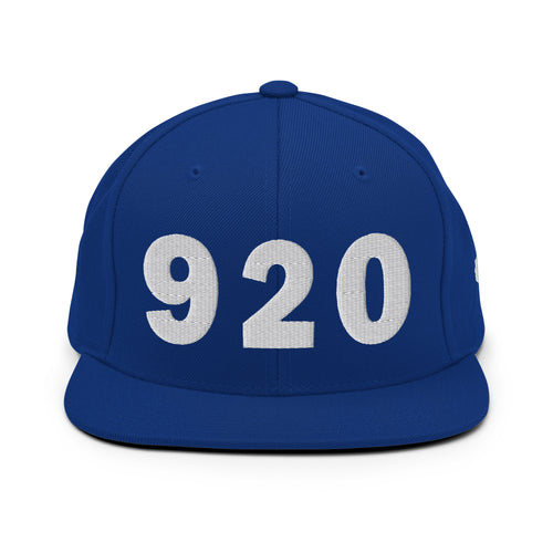 920 Area Code Snapback Hat