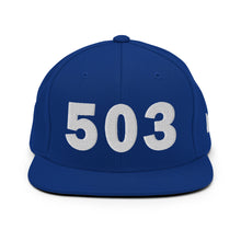 Load image into Gallery viewer, 503 Area Code Snapback Hat