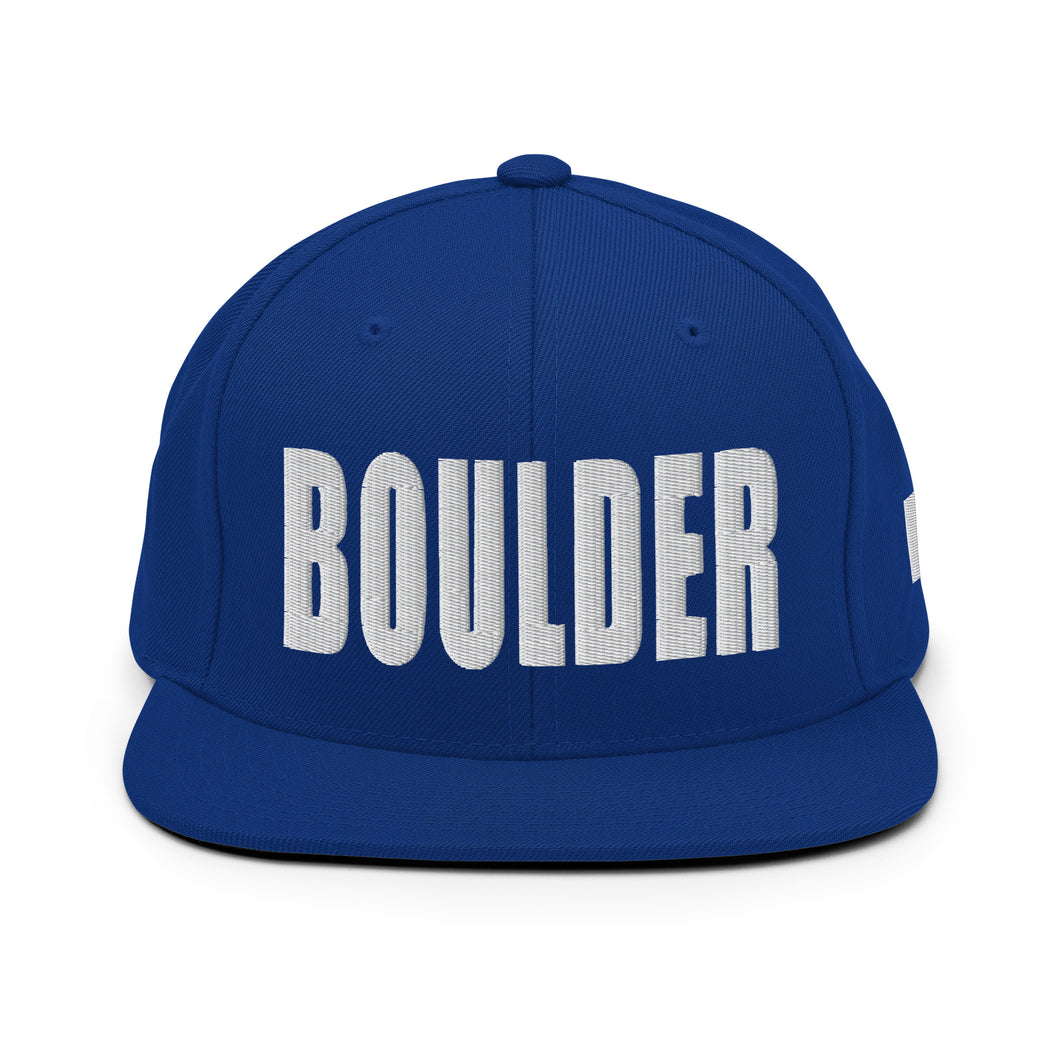 Boulder Colorado Snapback Hat