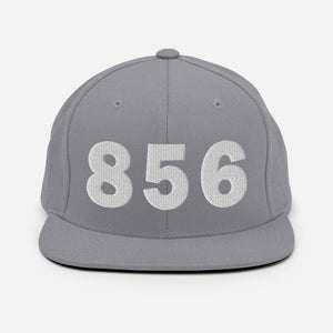 856 Area Code Snapback Hat