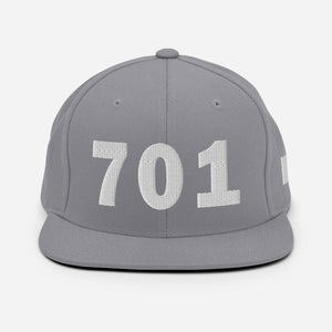 701 Area Code Snapback Hat