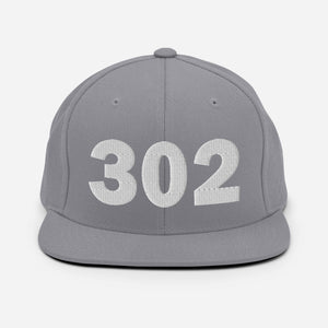 302 Area Code Snapback Hat