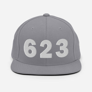 623 Area Code Snapback Hat