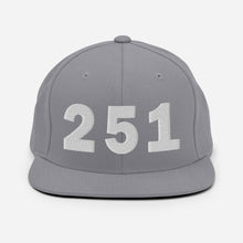 Load image into Gallery viewer, 251 Area Code Snapback Hat